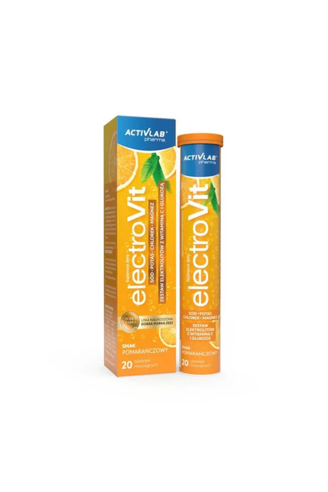Activlab ElectroVit - elektrolity z cytrynianem magnezu - 20 tabletek musujących