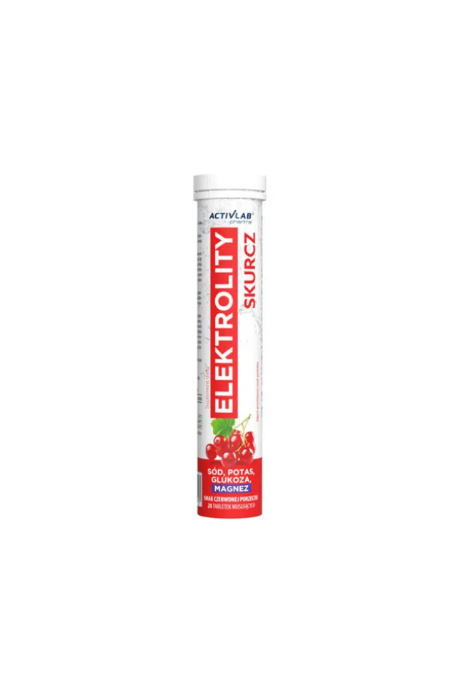 Activlab Elektrolity Skurcz - elektrolity z magnezem i potasem - 20 tabl.