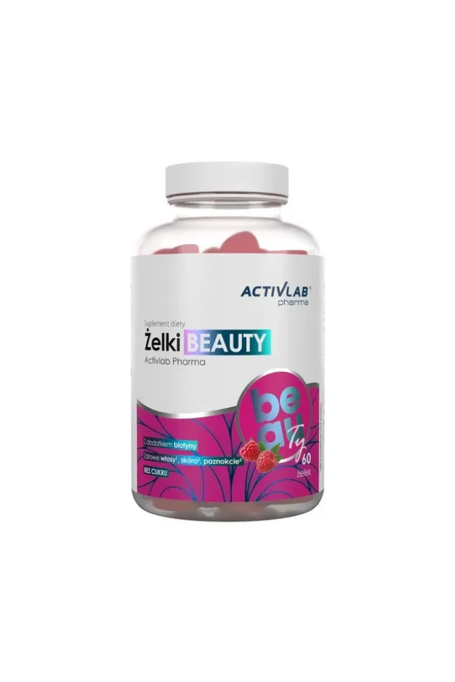Activlab Żelki Beauty – biotyna, cynk i kwas foliowy – 60 szt.