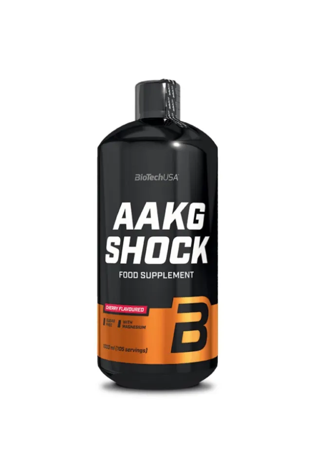 BioTech USA AAKG Shock - A-AKG z magnezem - 1000ml