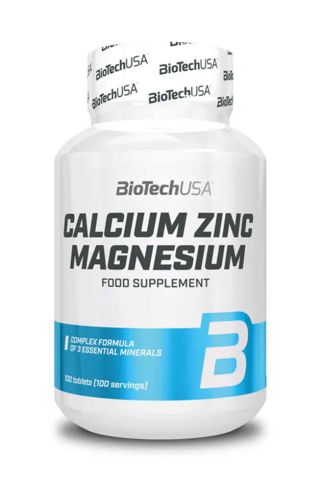BioTech USA CA-ZN-MG - Calcium Zinc Magnesium 100tab.