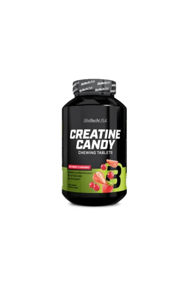 BioTech USA Creatine Candy - tabletki z kreatyną - 240tab.
