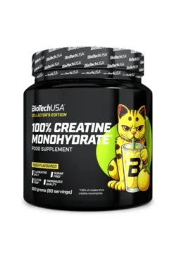 BioTech USA 100% Creatine Monohydrate monohydrat kreatyny w proszku 300g yuzu