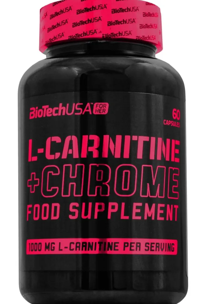 BioTech USA For Her L-Carnitine + Chrome 60kaps.