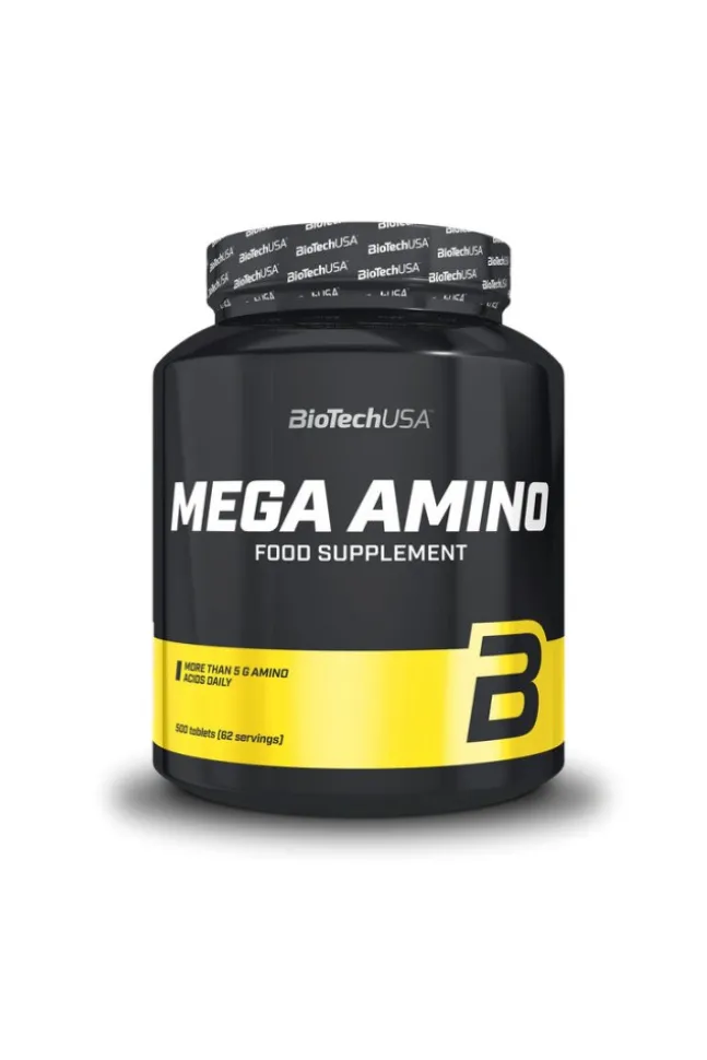 BioTech USA Mega Amino 3200 - aminokwasy BCAA i EAA - 500tab.