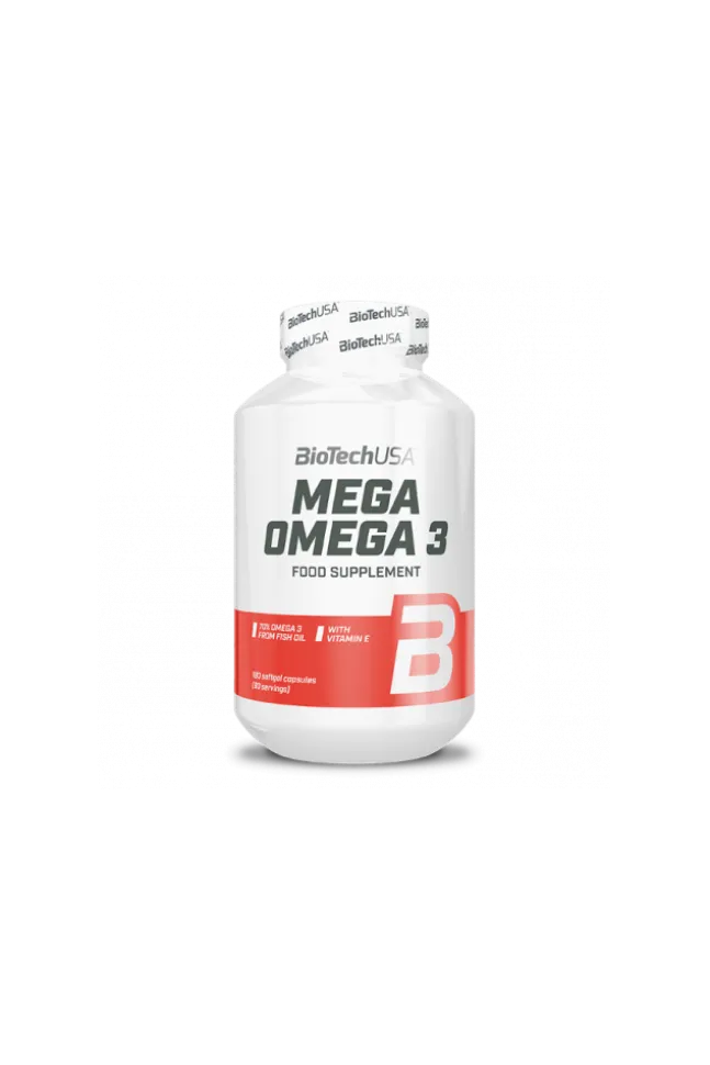 BioTech USA Mega Omega 3 180kaps.