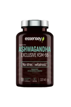 Essensey Ashwagandha Exclusive KSM-66 - ashwagandha 5% witanolidów - 90kaps.