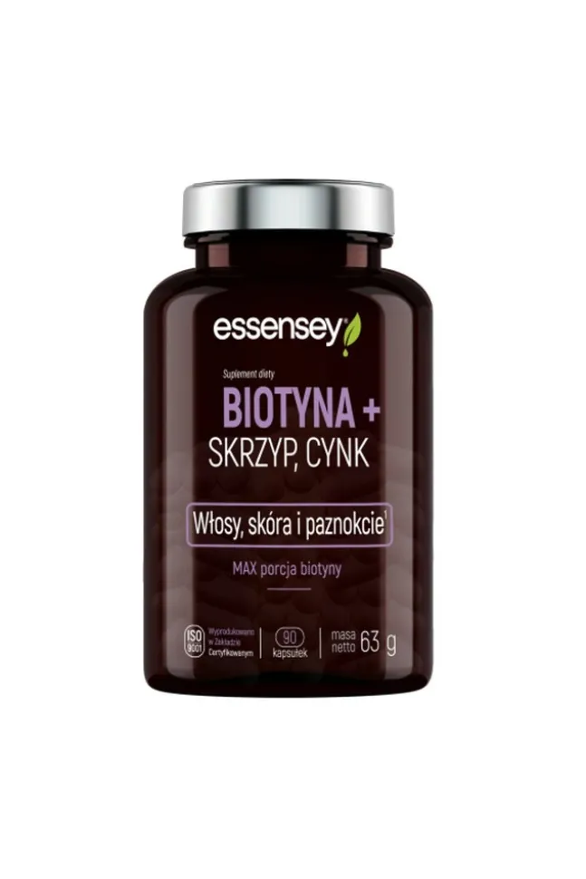 Essensey Biotyna + Skrzyp, Cynk 90kaps.