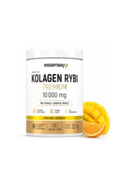 Essensey Kolagen Rybi Premium 10 000mg [mango-pomarańcza] 321g