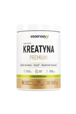 Essensey Kreatyna Premium - smak zielone jabłko - 500g