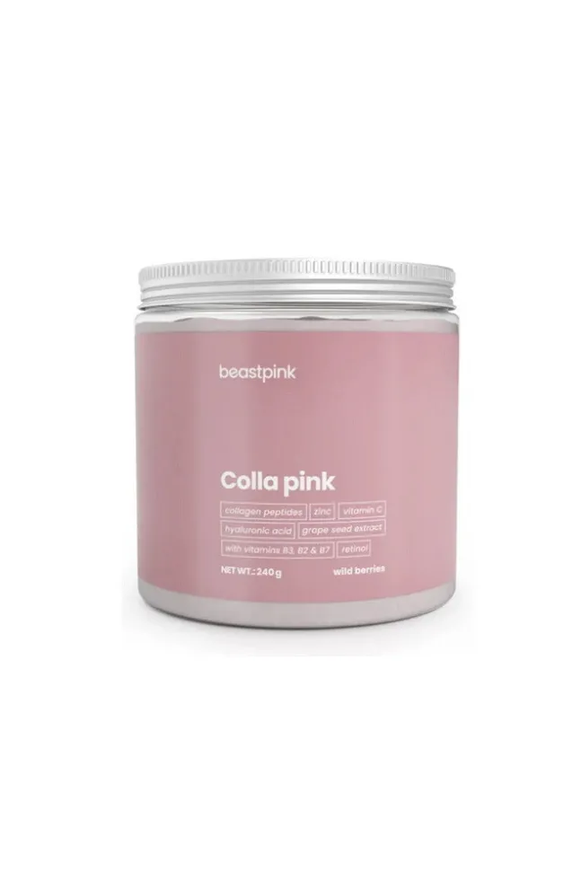 GymBeam Colla Pink Beast Pink - kolagen w proszku - 240g