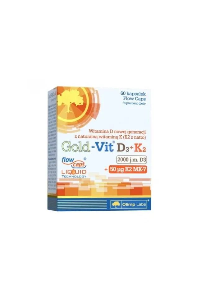 Olimp Gold-Vit D3+K2 2000IU 60kaps.