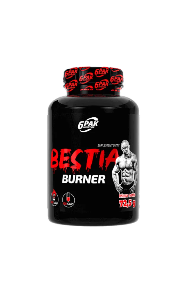 6PAK Nutrition Bestia Burner 100 kaps.