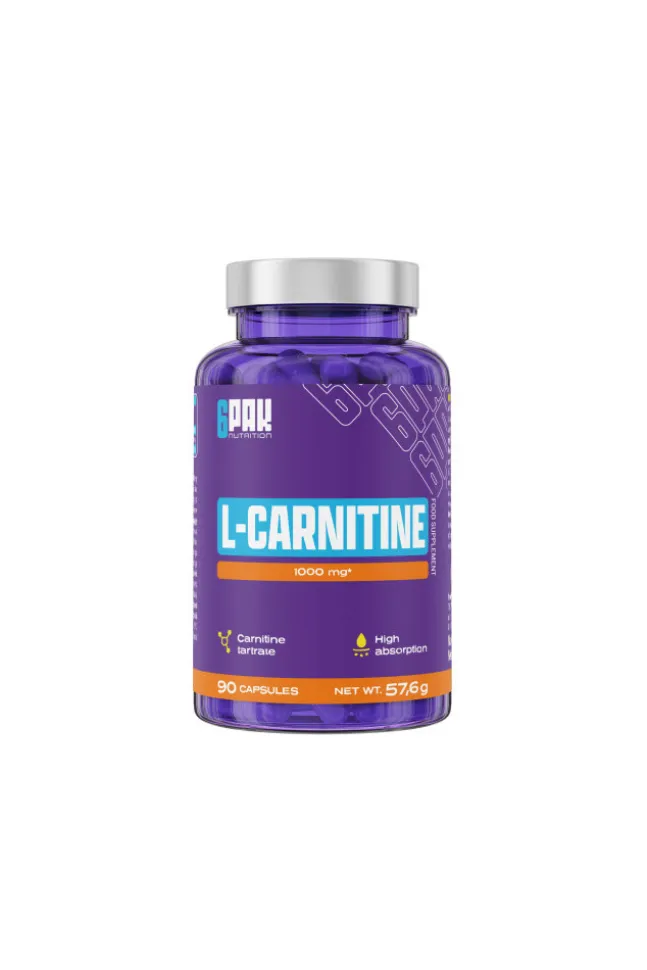 6PAK Nutrition L-Carnitine 1000mg 90kaps.