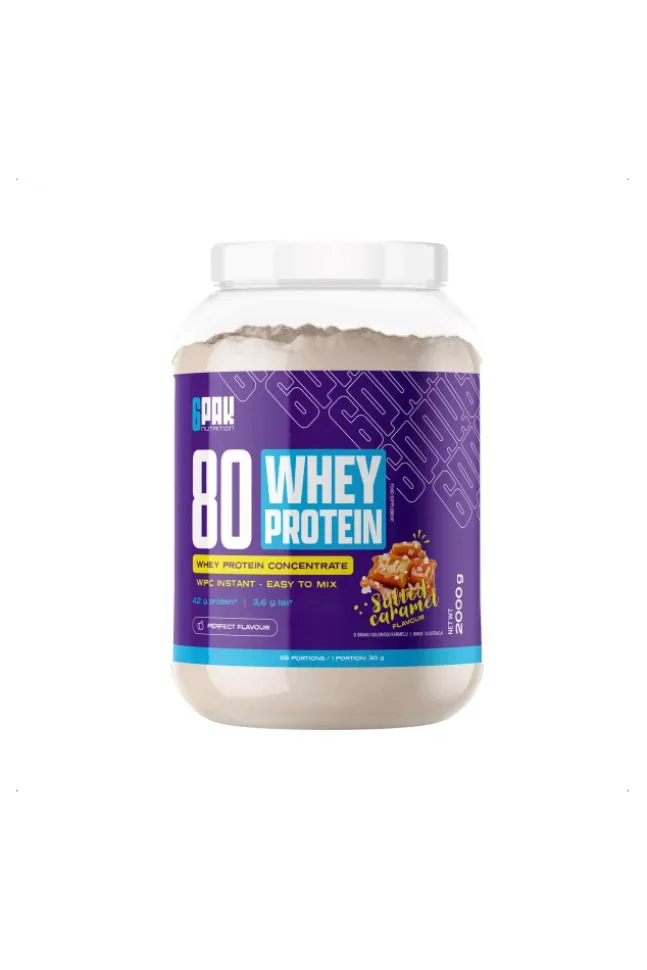 6PAK Nutrition 80 Whey Protein 2000g