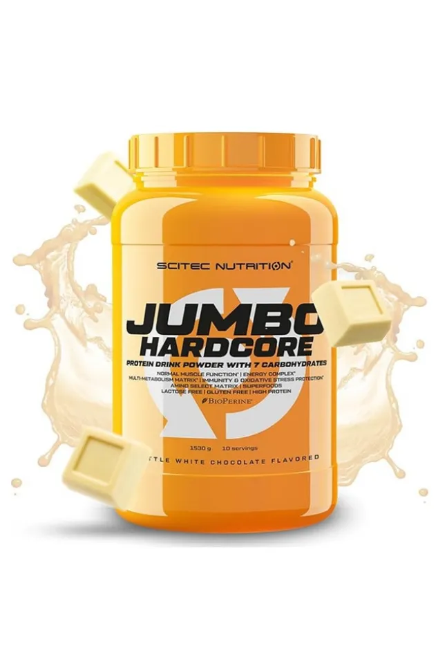 Scitec Jumbo Hardcore - gainer z białkiem i węglowodanami 1530g