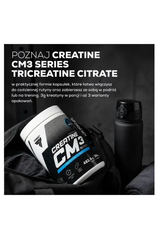 Trec Creatine CM3 Series TriCreatine Citrate 360kaps.