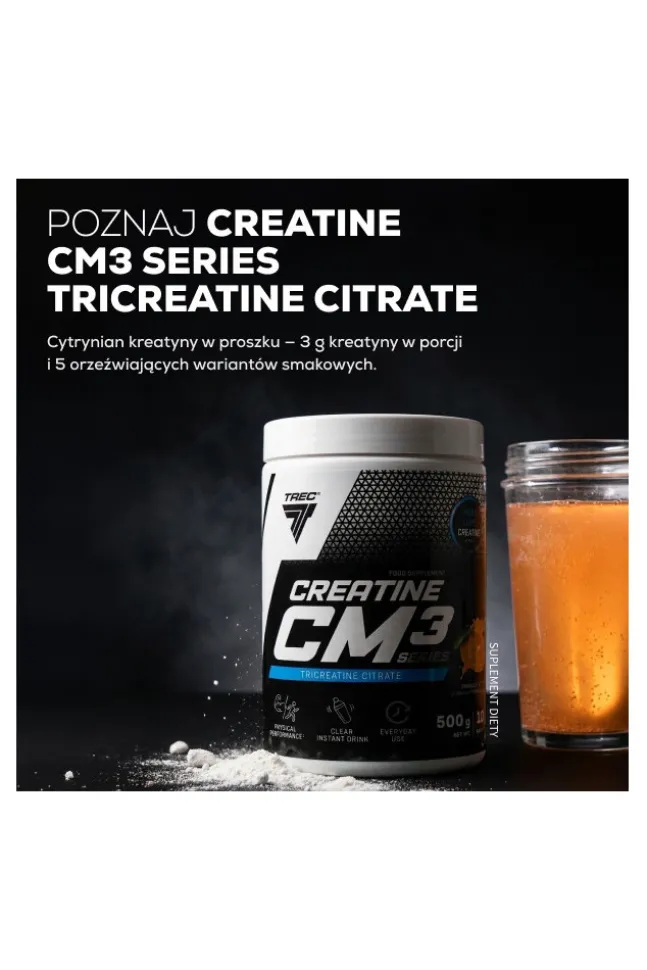 Trec Creatine CM3 Series TriCreatine Citrate 500g