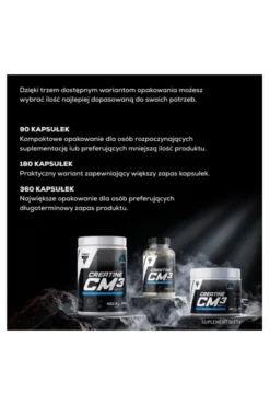 Trec Creatine CM3 Series TriCreatine Citrate 90kaps.