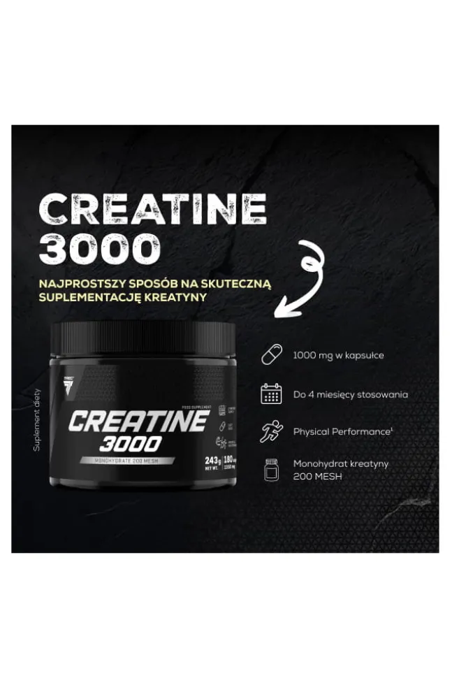 Trec Creatine 3000 - monohydrat kreatyny w kapsułkach 360 kaps.