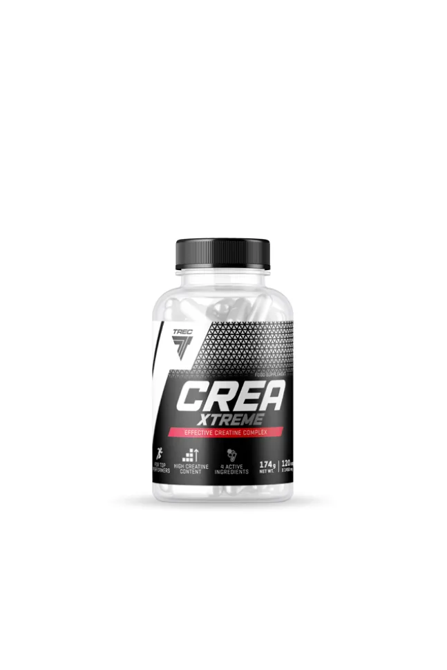 Trec Crea Xtreme - trzy formy kreatyny w kapsułkach - 120kaps.