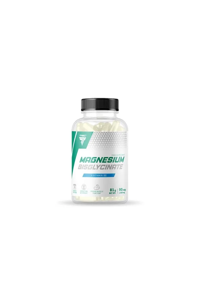 Trec Magnesium Bisglycinate - diglicynian magnezu z witaminą B6 90 kaps.