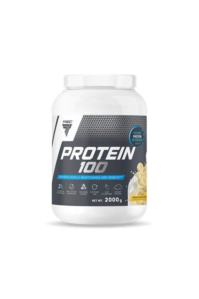 Trec Protein 100 - odżywka białkowa z aminokwasami 2000g
