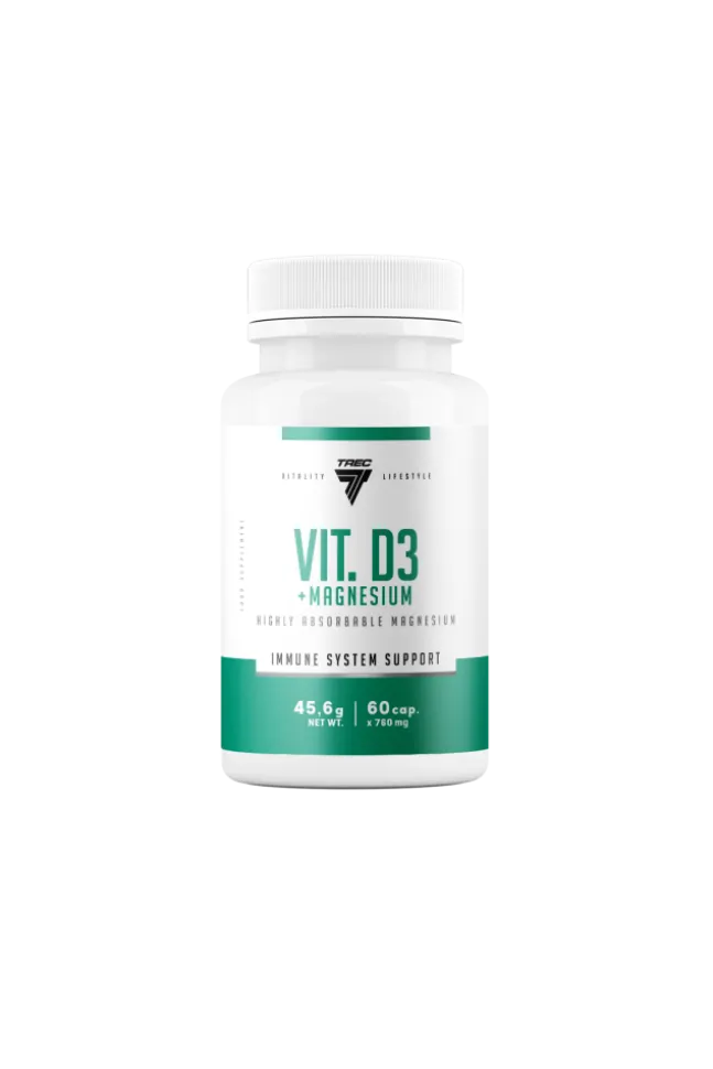 Trec Vit. D3 + Magnesium 60kaps.