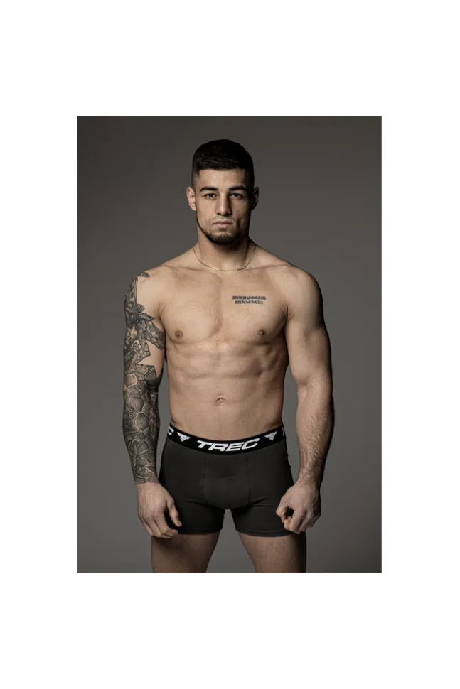 Trec Wear Boxer Shorts 190 Black-Black - 2pak bokserek męskich