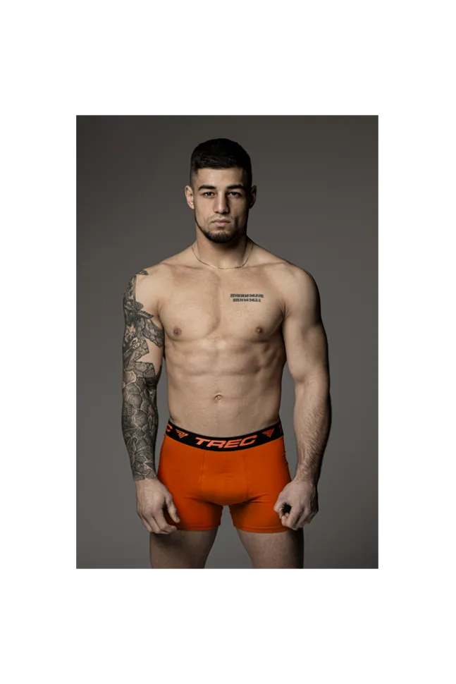 Trec Wear Boxer Shorts 190 Black-Orange - 2pak bokserek męskich