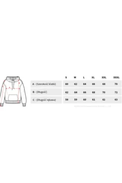 Trec Wear NOWOŚĆ Czarna bluza męska z kapturem TW BASIC HOODIE 185 M BLACK