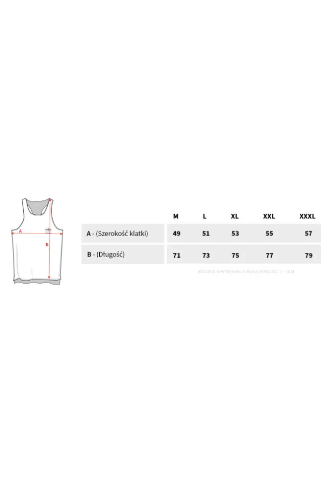Trec Wear NOWOŚĆ Czarny tank top męski TW BASIC TANK TOP 180 M BLACK