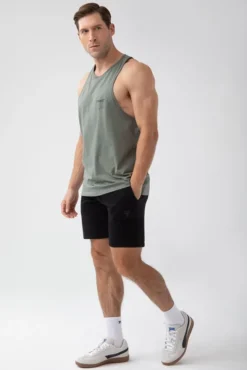 Trec Wear NOWOŚĆ Zielony tank top męski TW BASIC TANK TOP 180 M GREEN