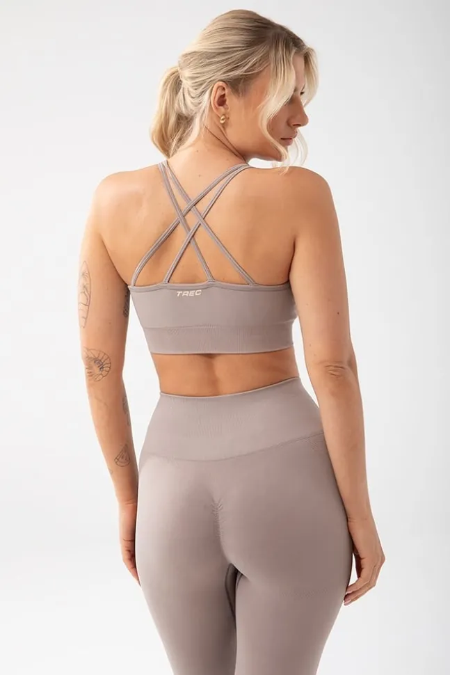 Trec Wear Trecgirl Sport Bra 160 GREY - szary stanik sportowy
